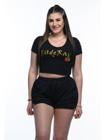Load image into Gallery viewer, RudeRas Classic Logo Crop Tee
