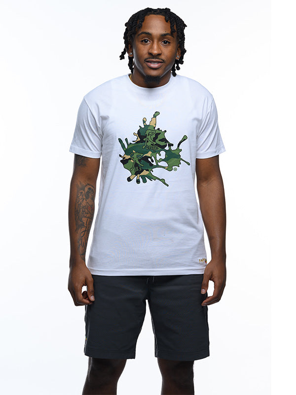 Rude ras camoflauge splash front white two