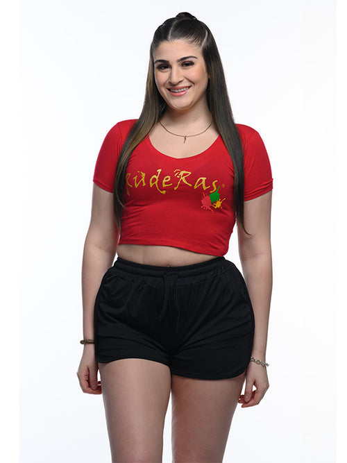 RudeRas Classic Logo Crop Tee