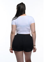 Load image into Gallery viewer, RudeRas Classic Logo Crop Tee
