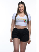Load image into Gallery viewer, RudeRas Classic Logo Crop Tee

