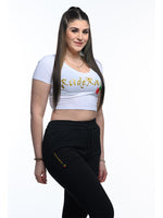 Load image into Gallery viewer, RudeRas Classic Logo Crop Tee
